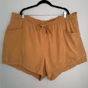 Old Navy Women's Drawstring Pocket Shorts - Rust